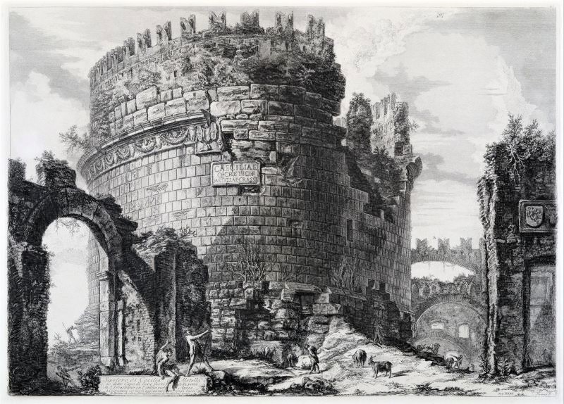 mausoleo cecilia metela piranesi