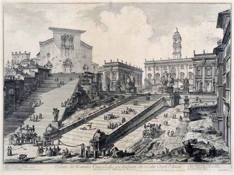 plaza campidoglio piranesi