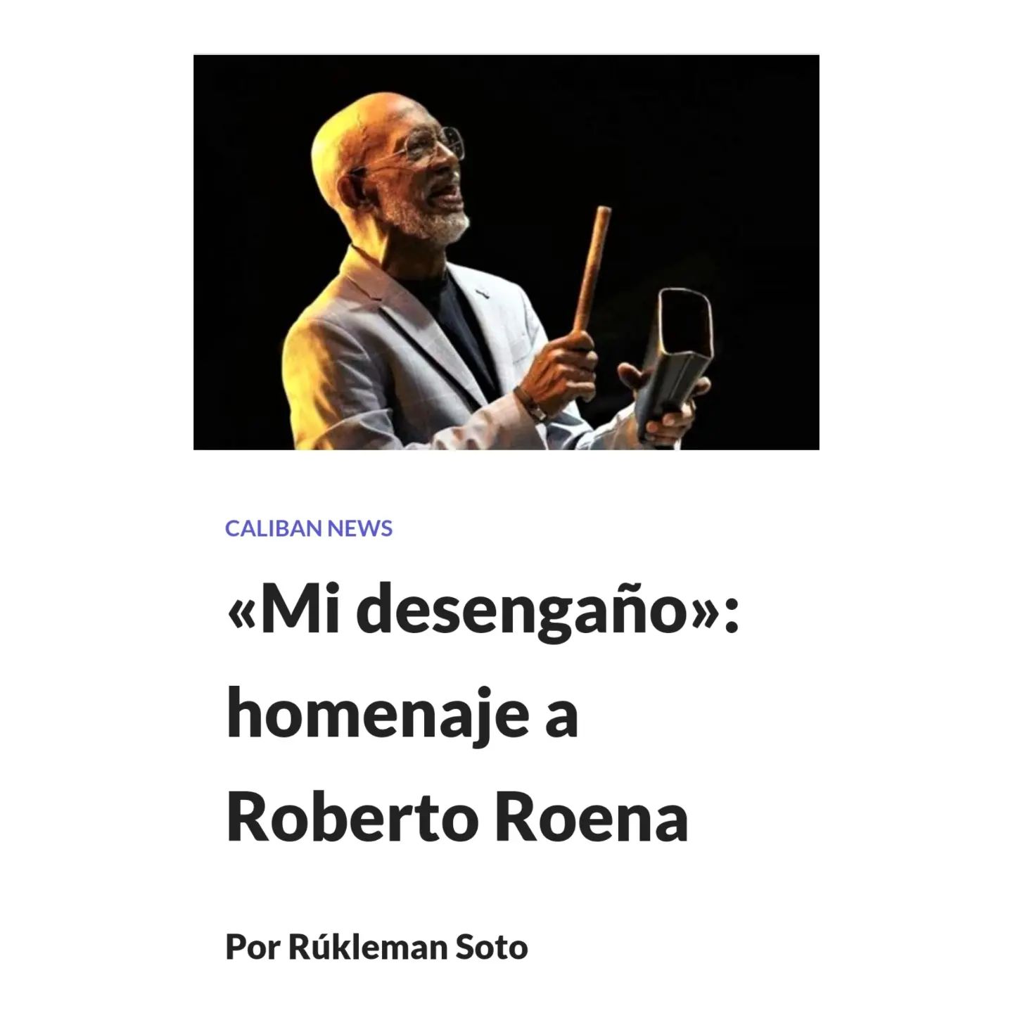 #ROBERTOROENA
